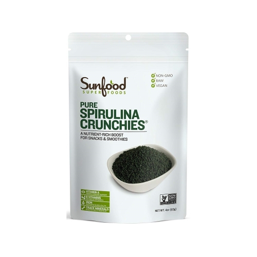Sunfood Superfoods Spirulina Crunchies 